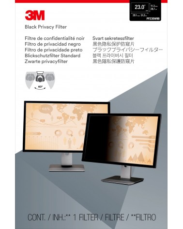 icecat_3M Filtre de confidentialité pour moniteur panoramique 23"
