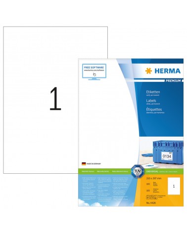 icecat_HERMA 4428 étiquette à imprimer Blanc Imprimante d'étiquette adhésive