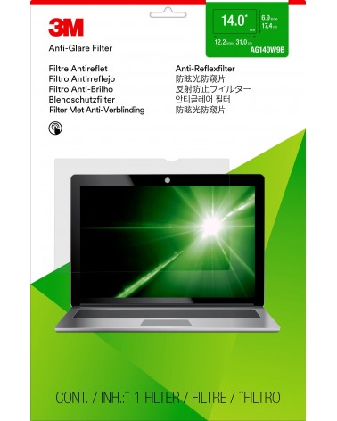 icecat_3M Filtro antiriflesso per laptop widescreen da 14"