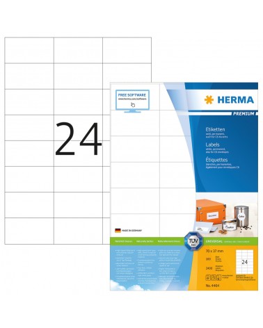 icecat_HERMA Etiketten Premium A4 70x37 mm weiß Papier matt 2400 St.