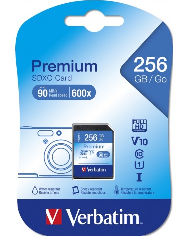 icecat_Verbatim Premium Speicherkarte 256 GB SDXC UHS-I Klasse 10