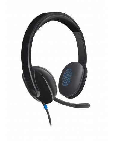 icecat_Logitech H540 USB Computer Headset Avec un son haute définition et des commandes sur l'oreillette