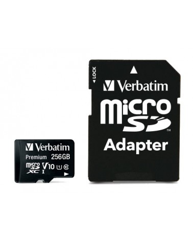 icecat_Verbatim 256GB microSDHC SDXC mémoire flash 256 Go MicroSDXC UHS-I Classe 10