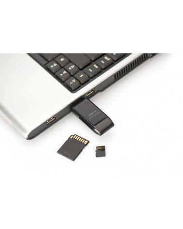 icecat_Digitus USB 2.0 SD Micro SD Kartenleser für SD (SDHC SDXC) und für TF (Mirco-SD) Karten