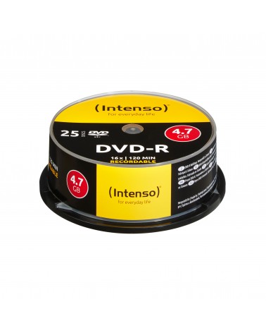 icecat_Intenso DVD-R 4.7GB, 16x 4,7 GB 25 pieza(s)
