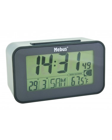 icecat_Mebus 51460 despertador Reloj despertador digital Antracita