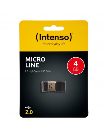 icecat_Intenso Micro Line unità flash USB 4 GB USB tipo A 2.0 Nero