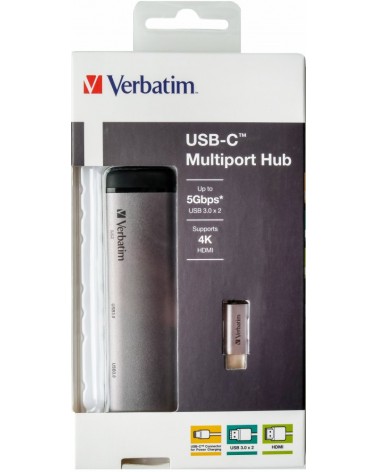 icecat_Verbatim 49140 Schnittstellen-Hub USB 3.2 Gen 1 (3.1 Gen 1) Type-C