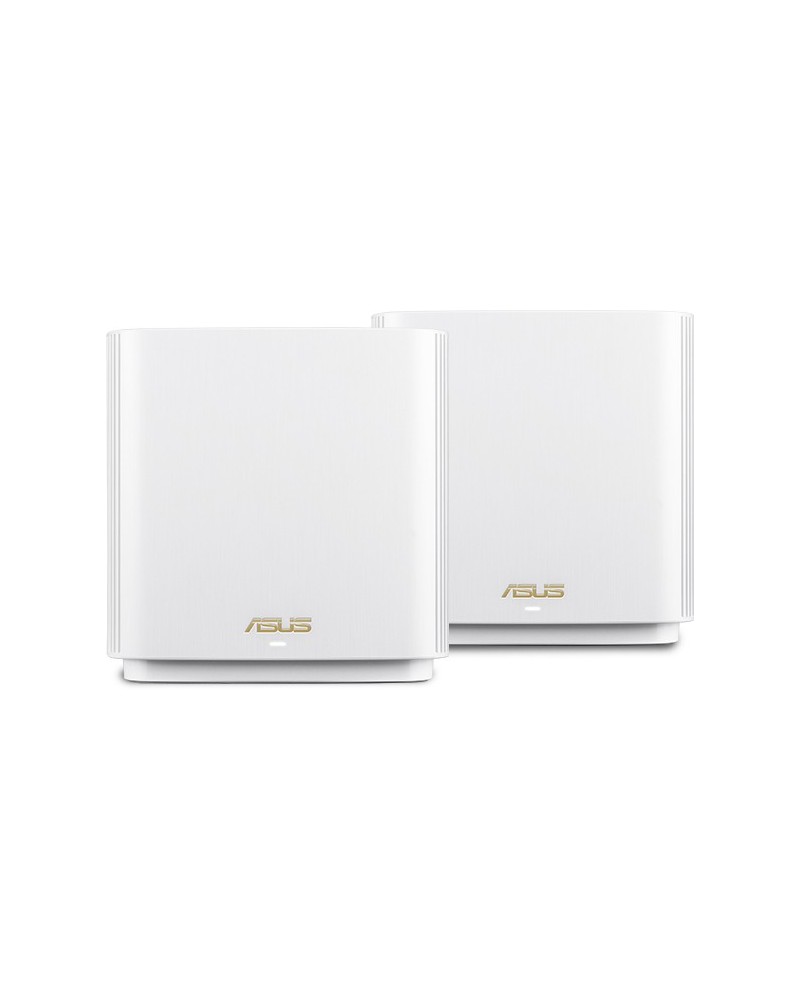 icecat_ASUS ZenWiFi AX (XT8) bezdrátový router Gigabit Ethernet Třípásmový (2,4 GHz   5 GHz   5 GHz) Bílá