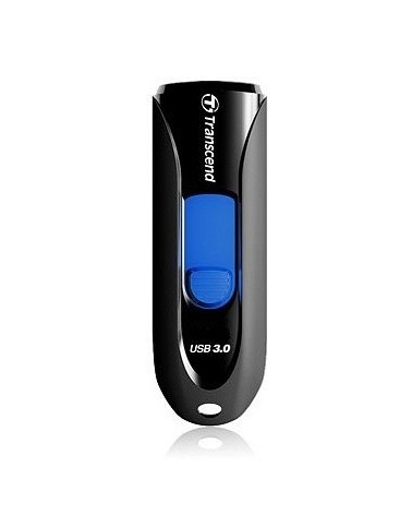 icecat_Transcend JetFlash 790 64GB USB-Stick USB Typ-A 3.2 Gen 1 (3.1 Gen 1) Schwarz, Blau