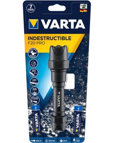 icecat_Varta INDESTRUCTIBLE F20 PRO Black Hand flashlight LED