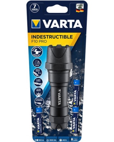 icecat_Varta INDESTRUCTIBLE F10 PRO Black Hand flashlight LED