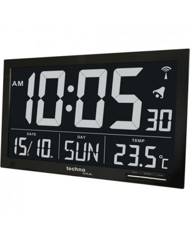 icecat_Technoline WS 8007 reloj de repisa o sobre mesa Reloj de sobremesa digital Rectangular Negro