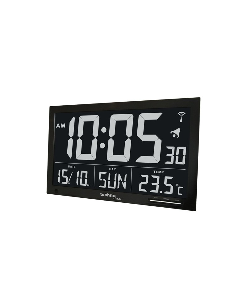 icecat_Technoline WS 8007 horloge murale de table Réveil digital Rectangulaire Noir