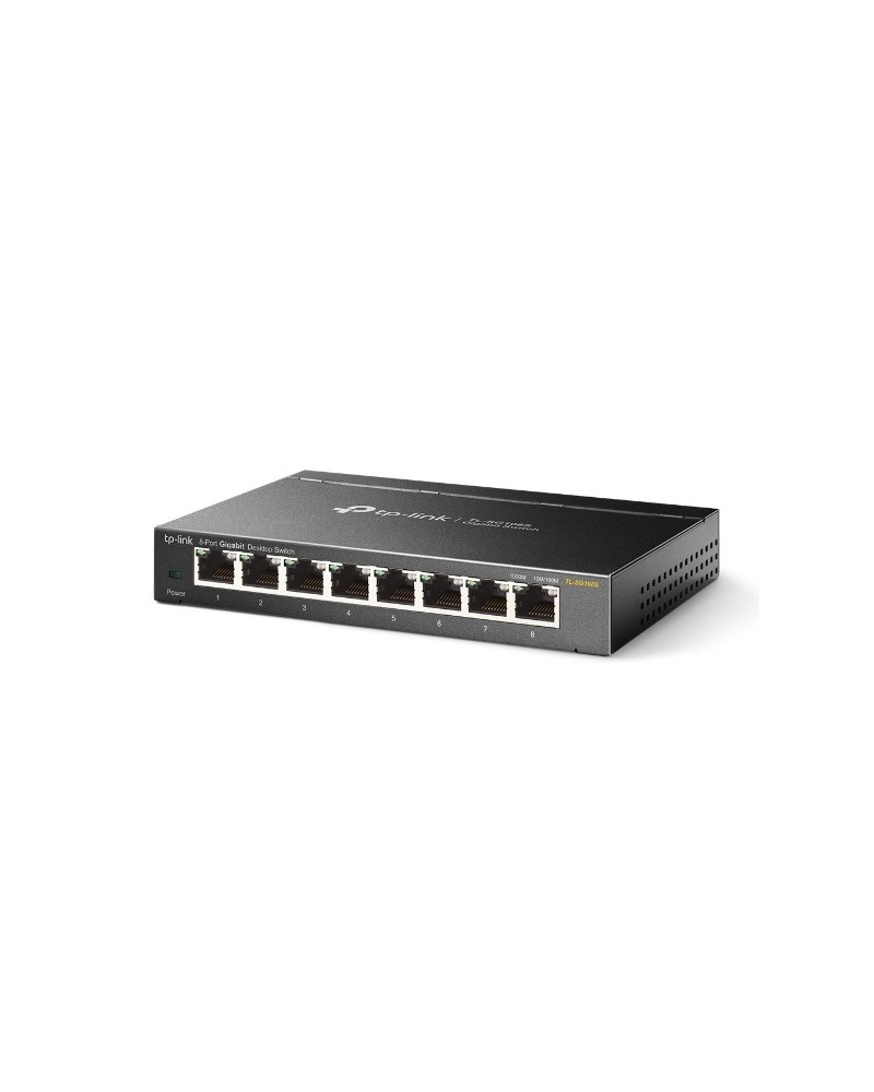 icecat_TP-LINK TL-SG108S Non-géré L2 Gigabit Ethernet (10 100 1000) Noir