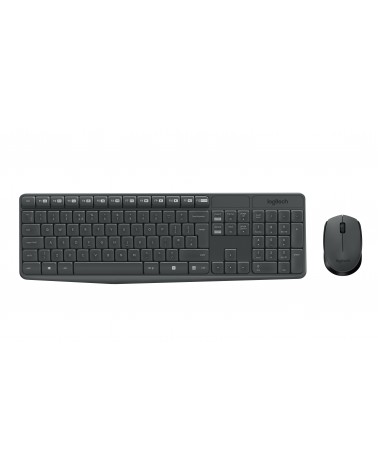 icecat_Logitech MK235 teclado RF inalámbrico QWERTZ Alemán Gris