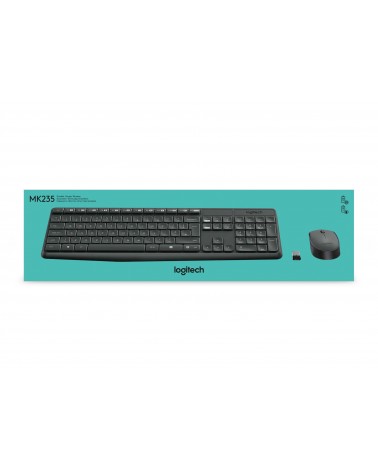 icecat_Logitech MK235 teclado RF inalámbrico QWERTZ Alemán Gris