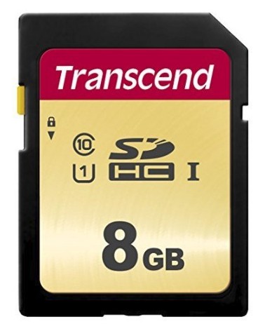 icecat_Transcend 8GB, UHS-I, SD mémoire flash 8 Go SDHC MLC Classe 10