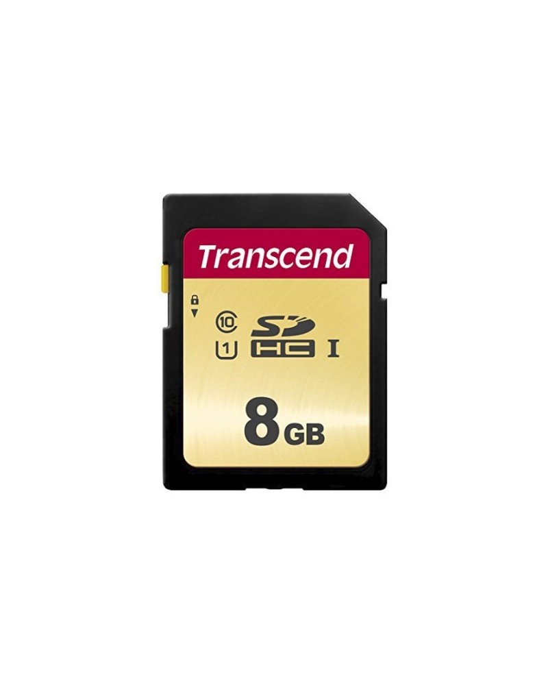 icecat_Transcend 8GB, UHS-I, SD mémoire flash 8 Go SDHC MLC Classe 10