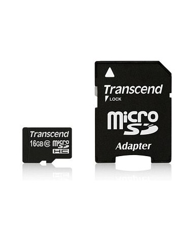 icecat_Transcend 16GB microSDHC Class 10 UHS-I mémoire flash 16 Go MLC Classe 10