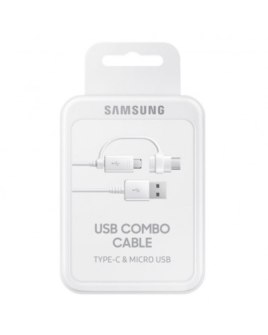 icecat_Samsung EP-DG930 cable USB 1,5 m USB 2.0 USB A USB C Micro-USB B Blanco