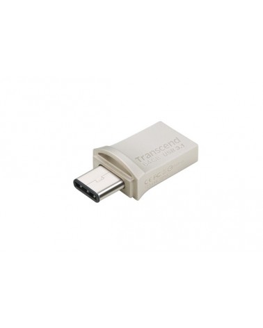 icecat_Transcend JetFlash 890 64GB USB paměť USB Type-A   USB Type-C 3.2 Gen 1 (3.1 Gen 1) Černá, Stříbrná