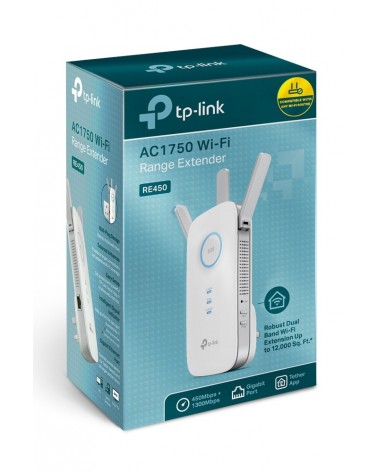 icecat_TP-LINK RE450 Ripetitore di rete Bianco 10, 100, 1000 Mbit s