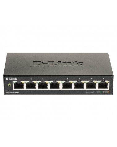 icecat_D-Link DGS-1100-08V2 Netzwerk-Switch Managed Gigabit Ethernet (10 100 1000) Schwarz