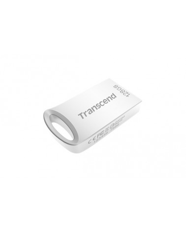 icecat_Transcend JetFlash 710 unidad flash USB 128 GB USB tipo A 3.2 Gen 1 (3.1 Gen 1) Plata