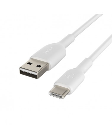 icecat_Belkin CAB001BT2MWH câble USB 2 m USB A USB C Blanc