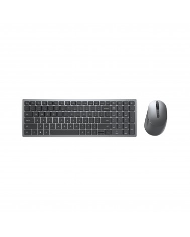 icecat_DELL KM7120W keyboard RF Wireless + Bluetooth QWERTZ German Grey, Titanium