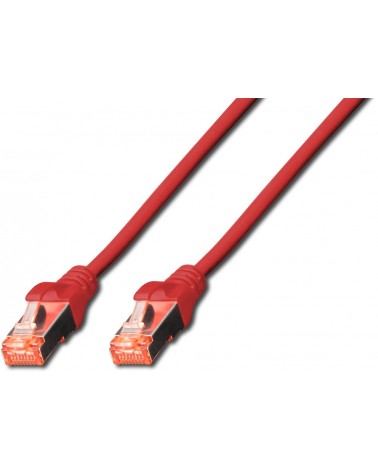 icecat_Digitus Cat6 S-FTP 10m síťový kabel Červená SF UTP (S-FTP)