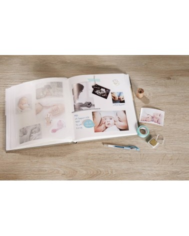 icecat_Walther Design Baby Giraffe album fotografico e portalistino Grigio, Bianco 50 fogli