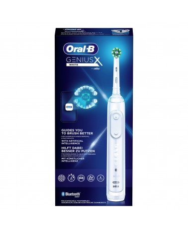 icecat_Oral-B Genius X 80354126 Elektrische Zahnbürste Erwachsener Vibrierende Zahnbürste Weiß