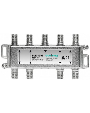 icecat_Axing BVE 80-01 Divisor de señal para cable coaxial Plata