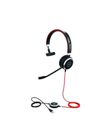 MS Evolve 6393-823-109 Mono On-Ear, Headset Jabra 40