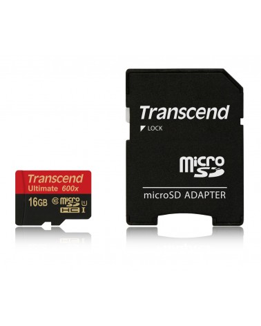 icecat_Transcend 16GB microSDHC Class 10 UHS-I (Ultimate) Speicherkarte MLC Klasse 10