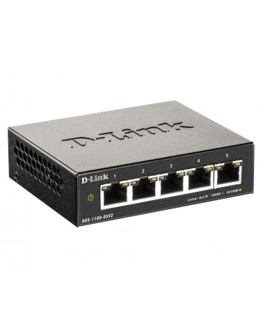 icecat_D-Link DGS-1100-05V2 commutateur réseau Géré Gigabit Ethernet (10 100 1000) Noir