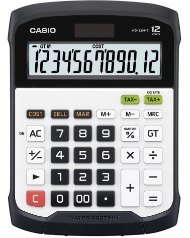 icecat_Casio WD-320MT calcolatrice Desktop Calcolatrice finanziaria Nero, Bianco