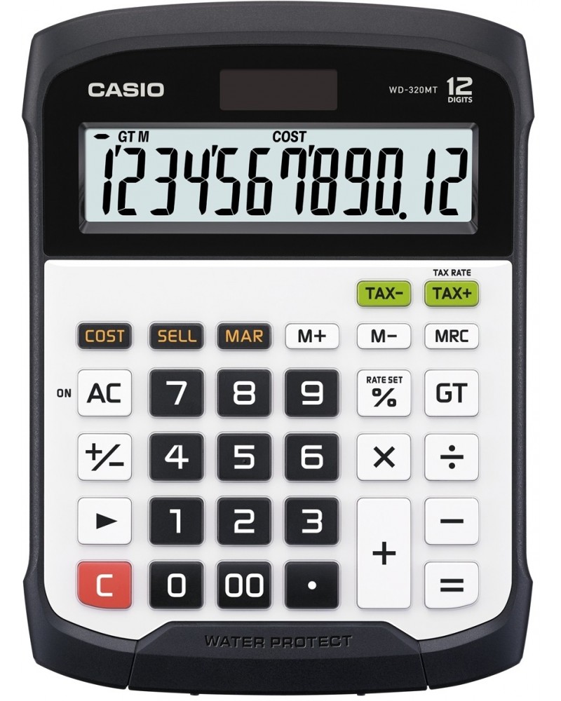 icecat_Casio WD-320MT kalkulačka Desktop Finanční kalkulačka Černá, Bílá