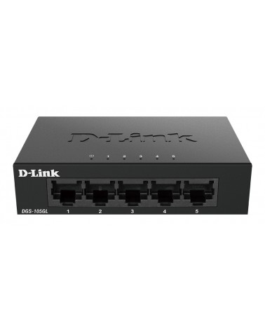 icecat_D-Link DGS-105GL E commutateur réseau Non-géré Gigabit Ethernet (10 100 1000) Noir