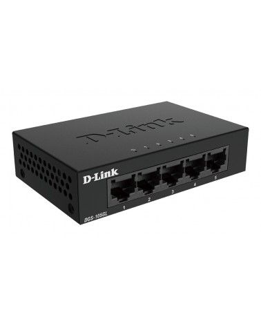 icecat_D-Link DGS-105GL E network switch Unmanaged Gigabit Ethernet (10 100 1000) Black