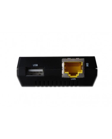 icecat_Digitus DN-13020 servidor de impresión LAN Ethernet Negro