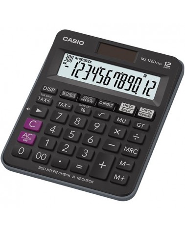 icecat_Casio MJ-120D Plus calculatrice Bureau Calculatrice basique Noir