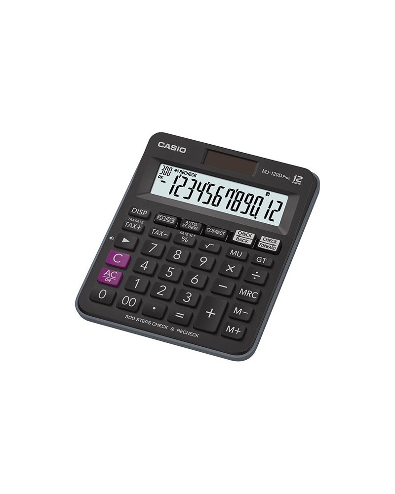 icecat_Casio MJ-120D Plus calculatrice Bureau Calculatrice basique Noir