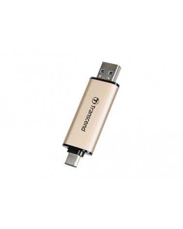 icecat_Transcend JetFlash 930C USB flash drive 128 GB USB Type-A   USB Type-C 3.2 Gen 1 (3.1 Gen 1) Gold