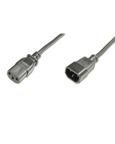 icecat_Digitus AK-440201-018-S napájecí kabel Černá 1,8 m C13 rozdvojovač C14 rozdvojovač