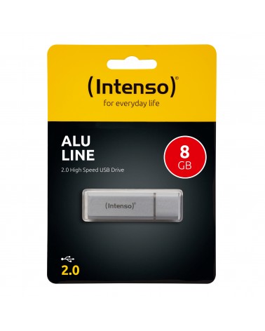 icecat_Intenso Alu Line USB paměť 8 GB USB Typ-A 2.0 Stříbrná