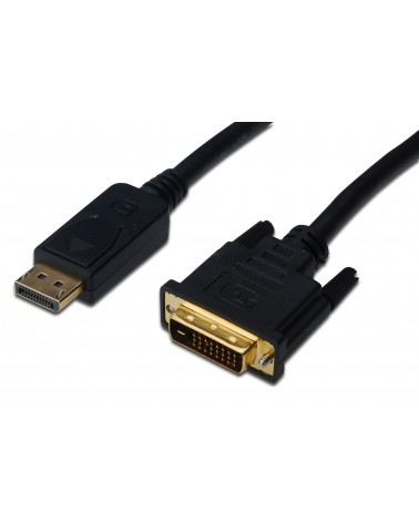 icecat_Digitus AK-340306-020-S video cable adapter 2 m DisplayPort DVI-D Black