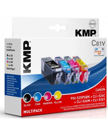 icecat_KMP C81V ink cartridge 1 pc(s) Black, Cyan, Magenta, Yellow